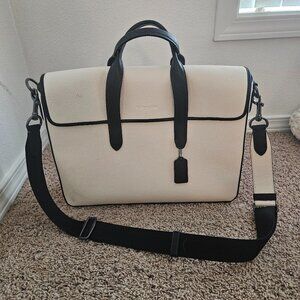 Coach Two Tone Briefcase